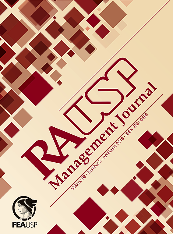 Go to journal home page - RAUSP Management Journal
